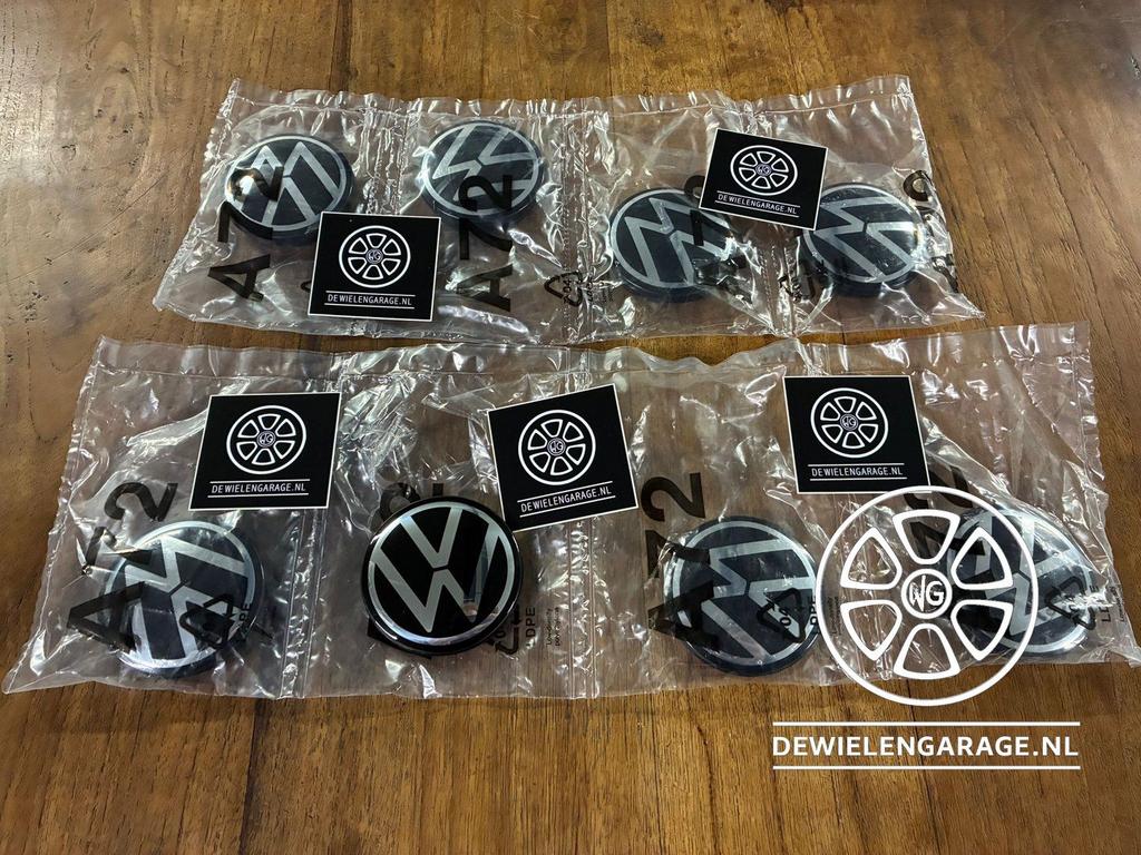 4x VW Naafkap Origineel Nieuw Logo 571 601 171 oa Tiguan T-R, -, -, Nieuw, Ophalen of Verzenden
