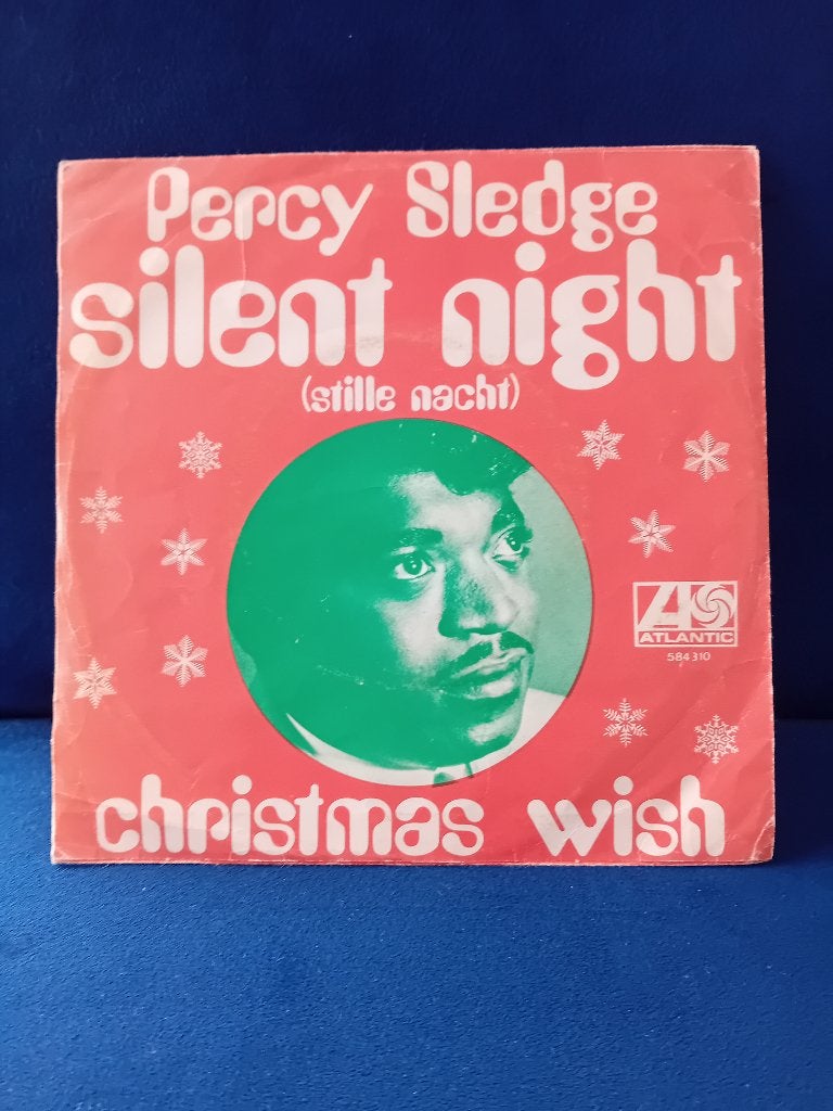 Percy Sledge - Silent Night ---t 4829, Cd's en Dvd's, Gebruikt, 7 inch, Pop, Fotohoes
