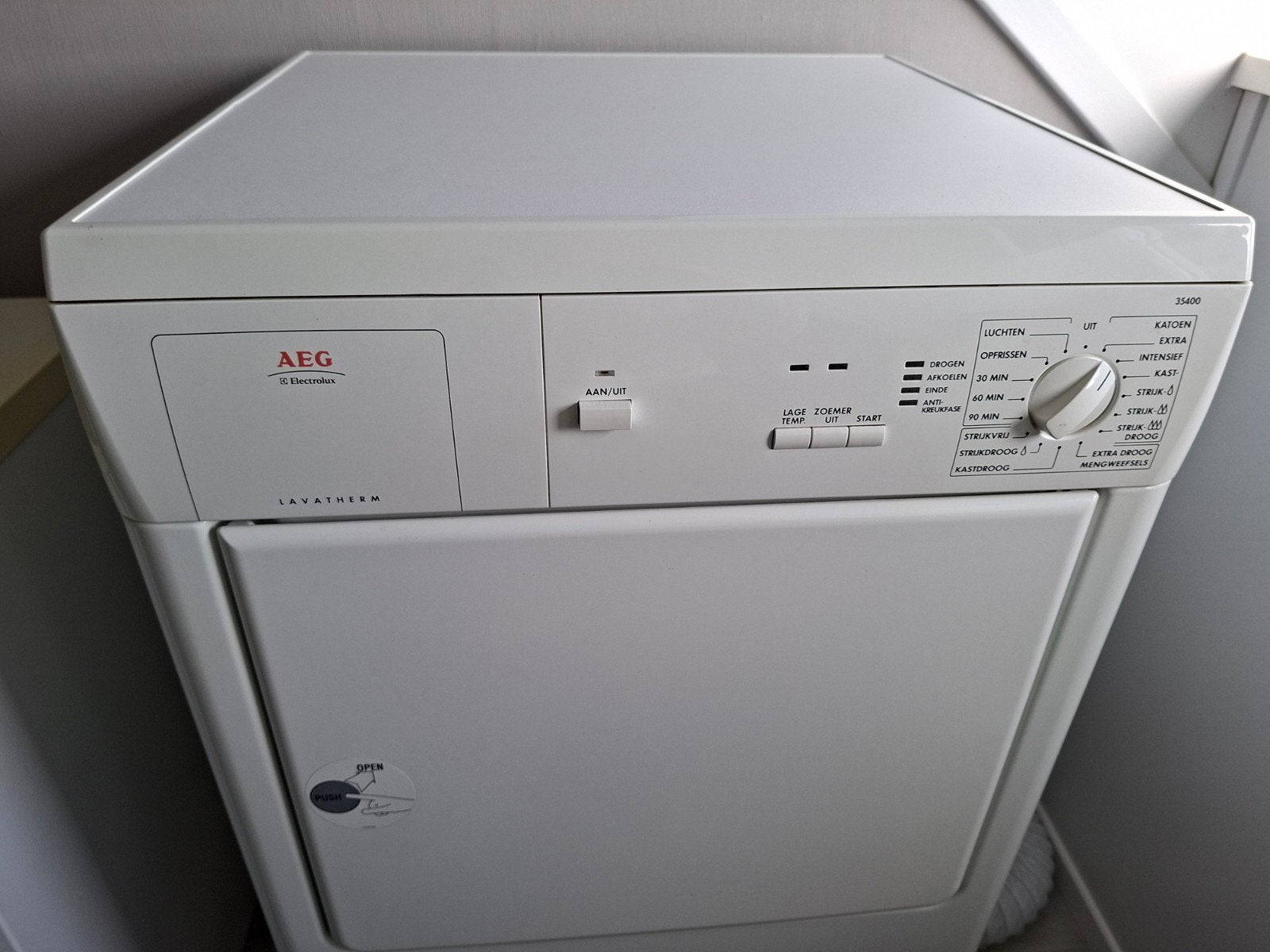 AEG Lavatherm 35600 Luchtafvoer Wasdroger - Goede Staat, Witgoed en Apparatuur, Wasdrogers, Ophalen, 6 tot 8 kg, Gebruikt, Luchtafvoer