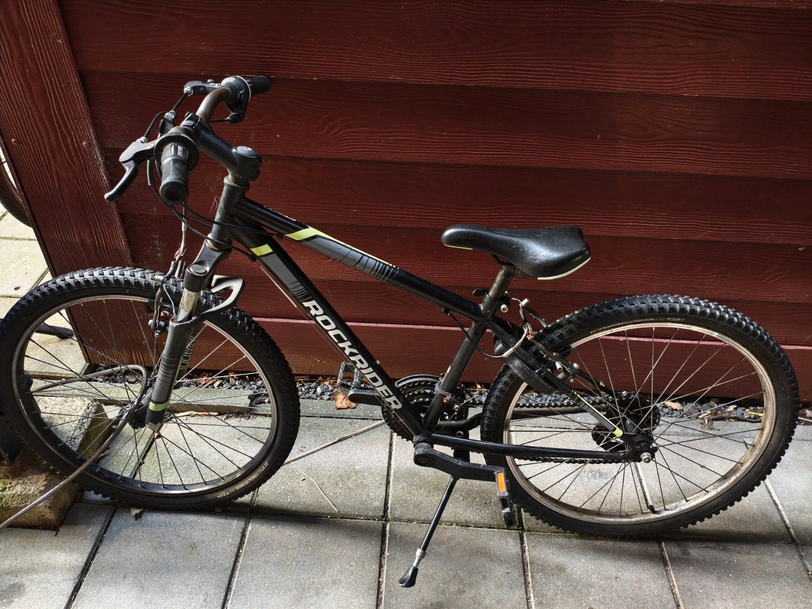 Rockrider ST500 kinderfiets 24 inch, Gebruikt, Velgrem, Versnellingen, Ophalen