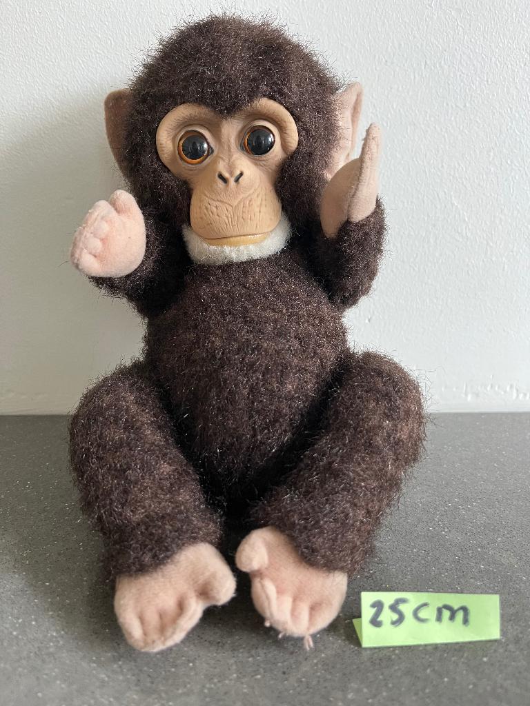 Schattig aapje 25 cm, Kinderen en Baby's, Speelgoed | Knuffels en Pluche, Ophalen of Verzenden, Zo goed als nieuw, Overige typen