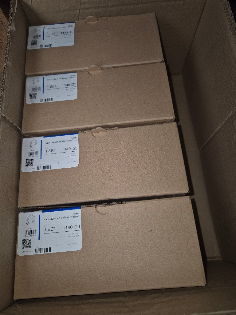 Uponor Tackers kort h=35mm nieuw in de verpakking, Ophalen, Nieuw