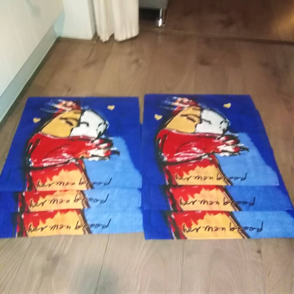 Herman Brood servetten 6 stuks, Ophalen, Zo goed als nieuw, Gebruiksvoorwerp