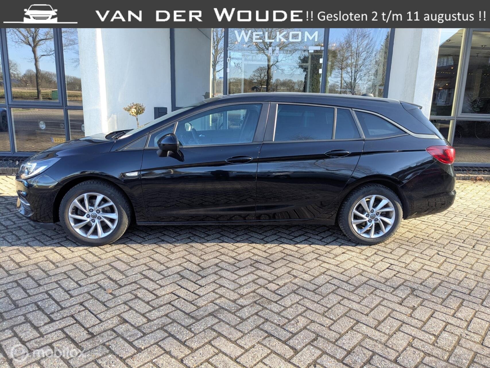 Opel Astra Sports Tourer 1.5 CDTI Business Edition, Auto's, Voorwielaandrijving, Zwart, Origineel Nederlands, 140 €/maand