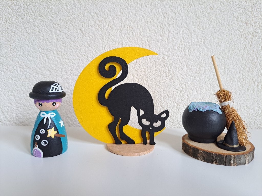 Halloween jaarringstekers grimm of dille, Kinderen en Baby's, Speelgoed | Houten speelgoed, Ophalen of Verzenden, Nieuw