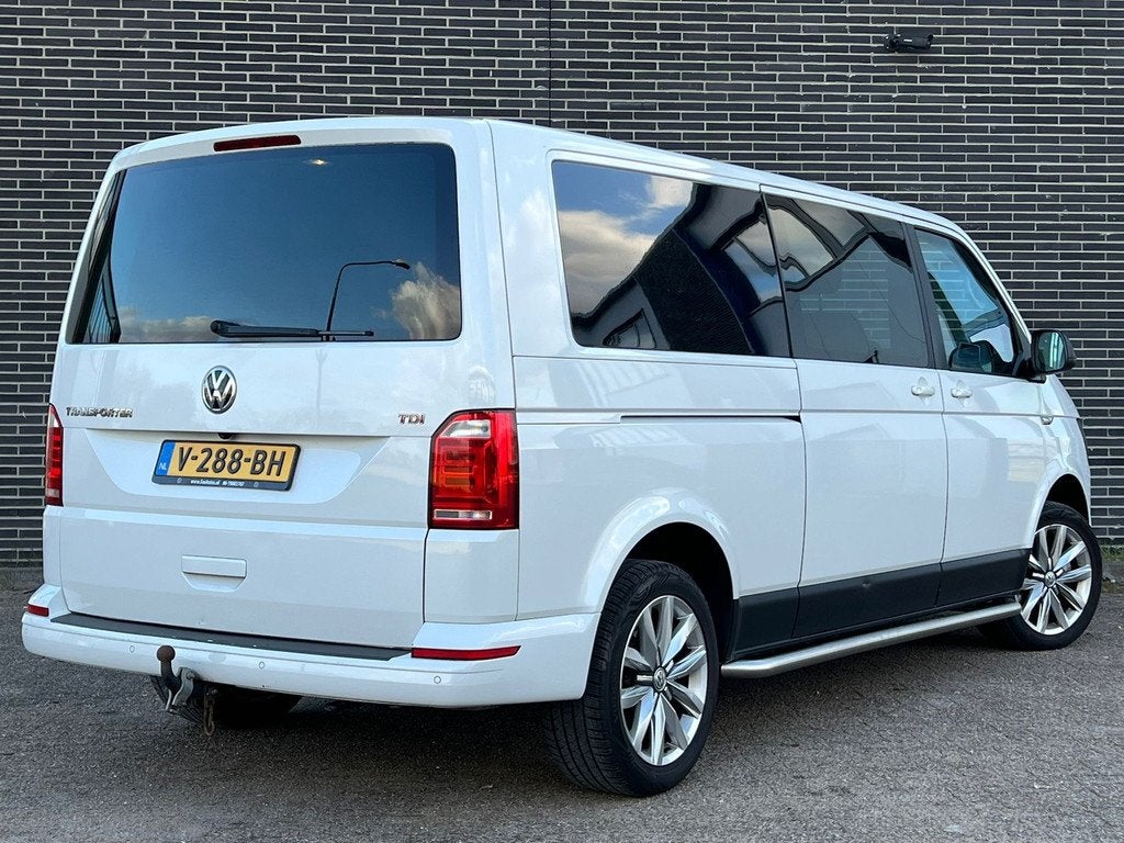Volkswagen Transporter 2.0 TDI L2H1 DC Highline DSG, Xenon!, Auto's, Gebruikt, Euro 6, 4 cilinders, Origineel Nederlands