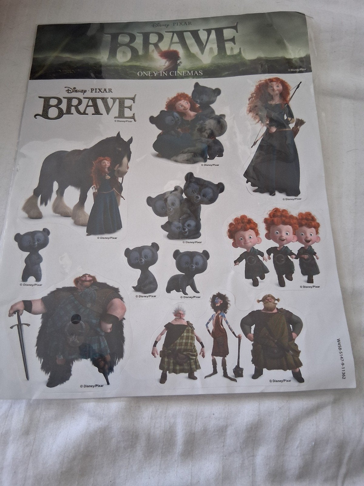 pixar - brave stickers nieuw in verpakking, Ophalen of Verzenden, Nieuw
