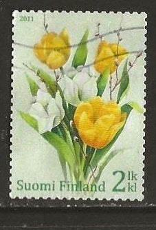 Finland 20, tulpen, Verzenden, Finland, Gestempeld