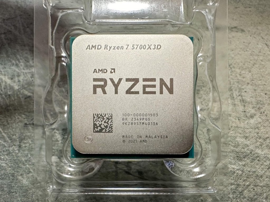 AMD Ryzen 7 5700X3D, Computers en Software, Processors, 8-core, Ophalen of Verzenden, Zo goed als nieuw, AMD Ryzen 7