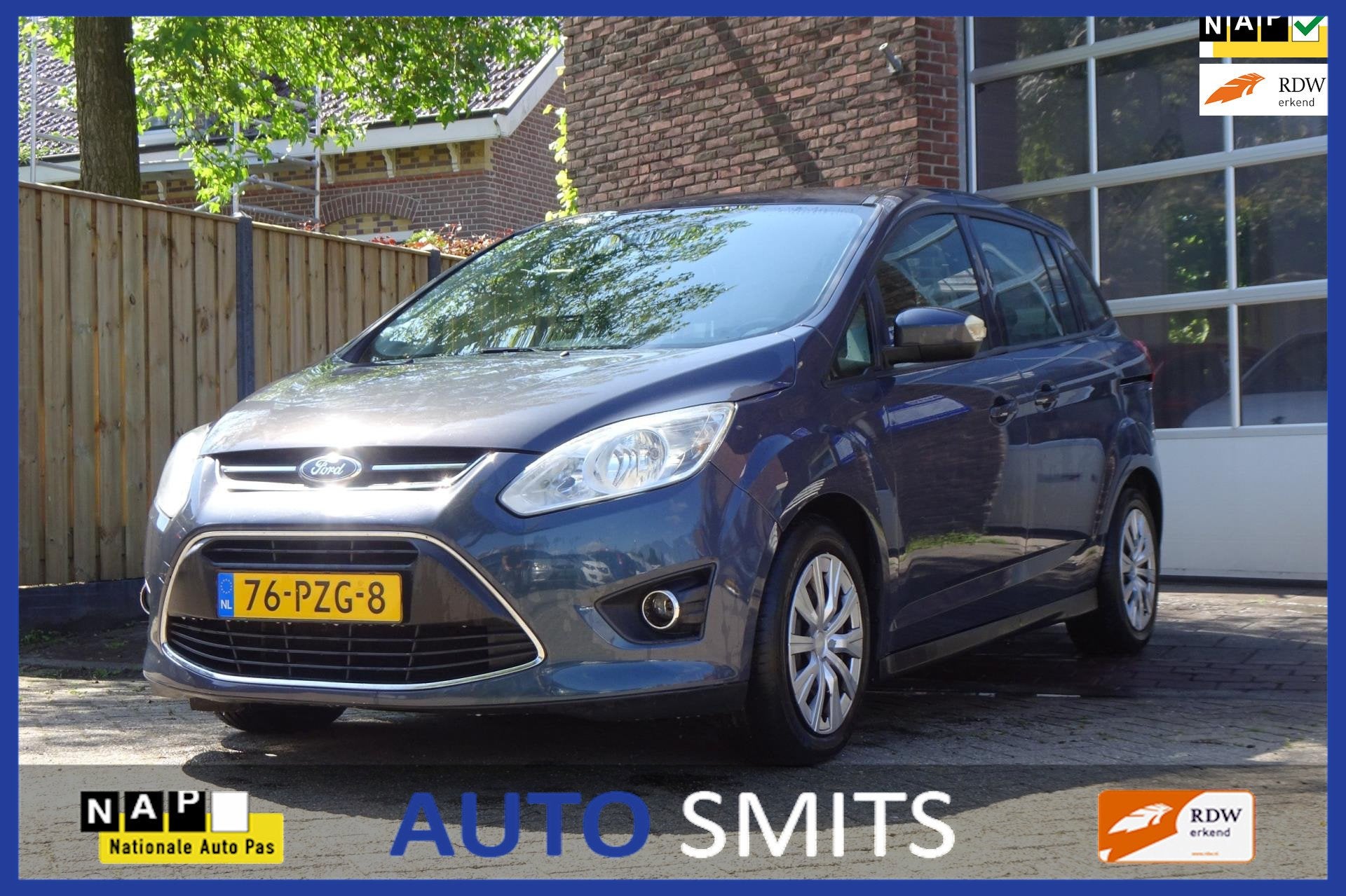 Ford Grand C-Max 1.6 Trend, Auto's, Voorwielaandrijving, Stof, Gebruikt, 4 cilinders