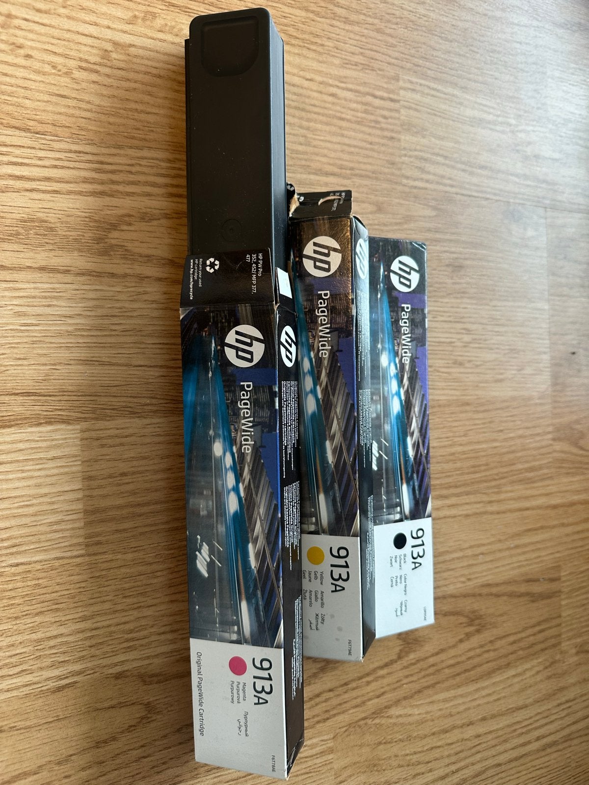 HP PageWide 913A Inktcartridges (Magenta, Geel, Zwart), Computers en Software, Ophalen of Verzenden, Nieuw, Cartridge