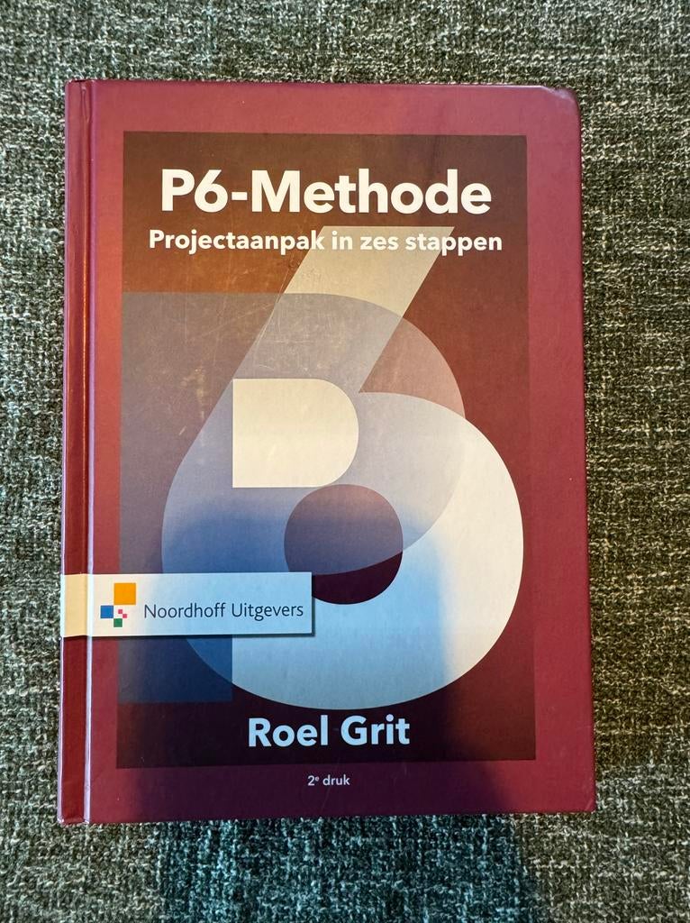 P6-Methode Projectaanpak in zes stappen Roel Grit, Ophalen of Verzenden, Gamma, Zo goed als nieuw, HBO