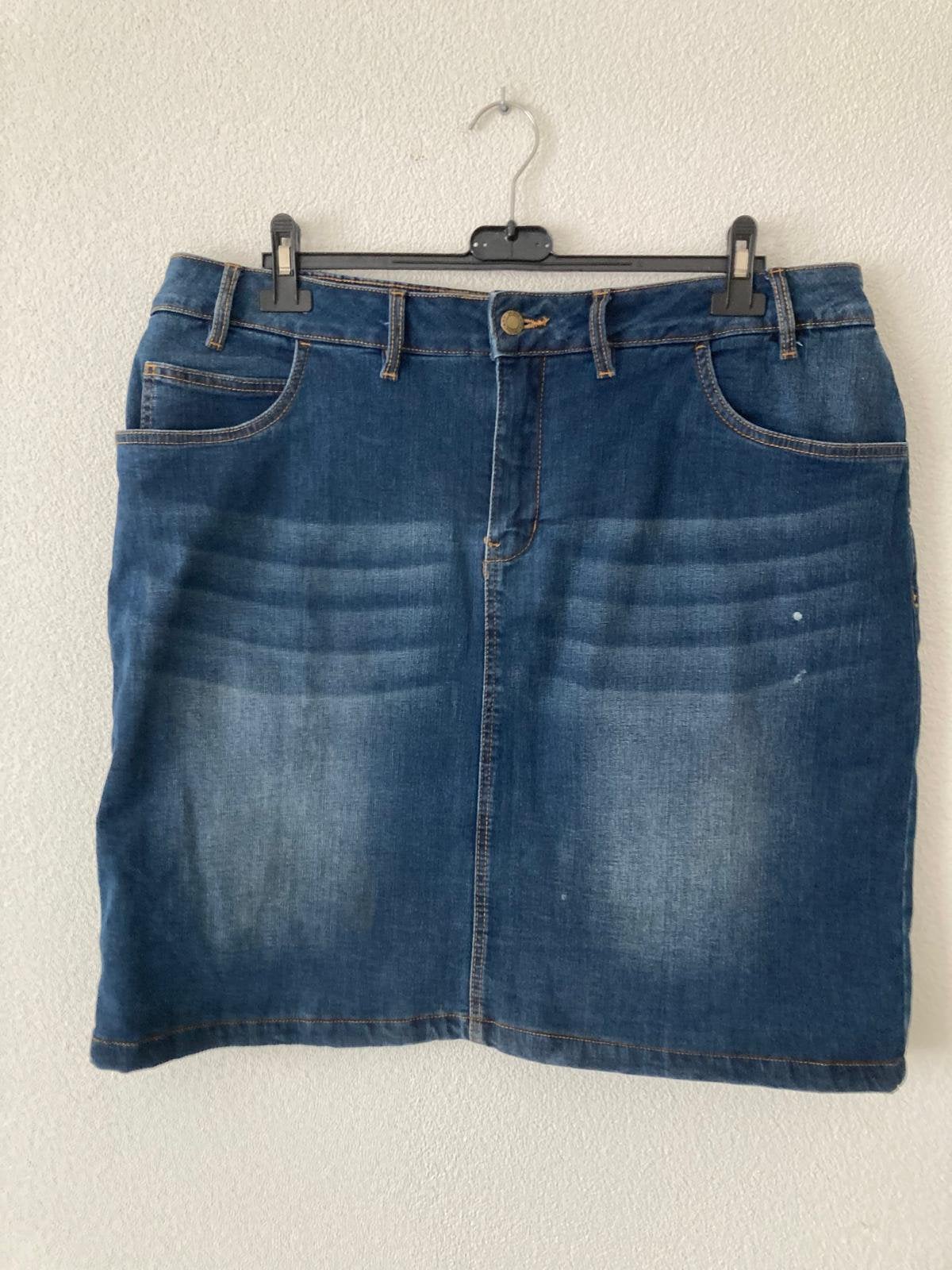 Nieuw Nieuw spijkerrok 46/48 ‘John Bahner’, Blauw, John Baner, Maat 46/48 (XL) of groter, Ophalen of Verzenden