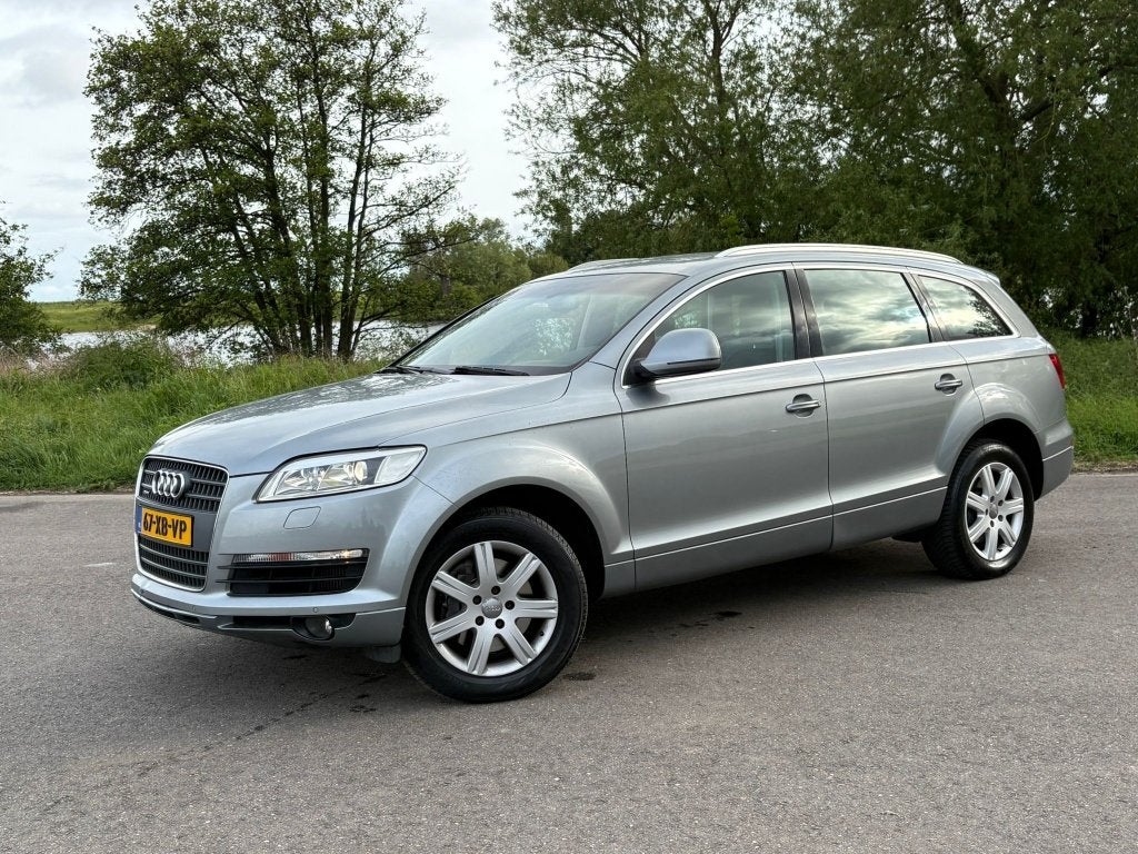 Audi Q7 3.0 TDI quattro Pro L+ 5+2 Trekhaak Xenon Leder, Auto's, Audi, Automaat, Gebruikt, Zwart, 7 stoelen