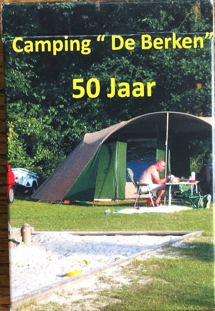 Kwartetspel Camping "De Berken" 50 Jaar = Gasselte, Verzenden, Zo goed als nieuw, Kwartet(ten)