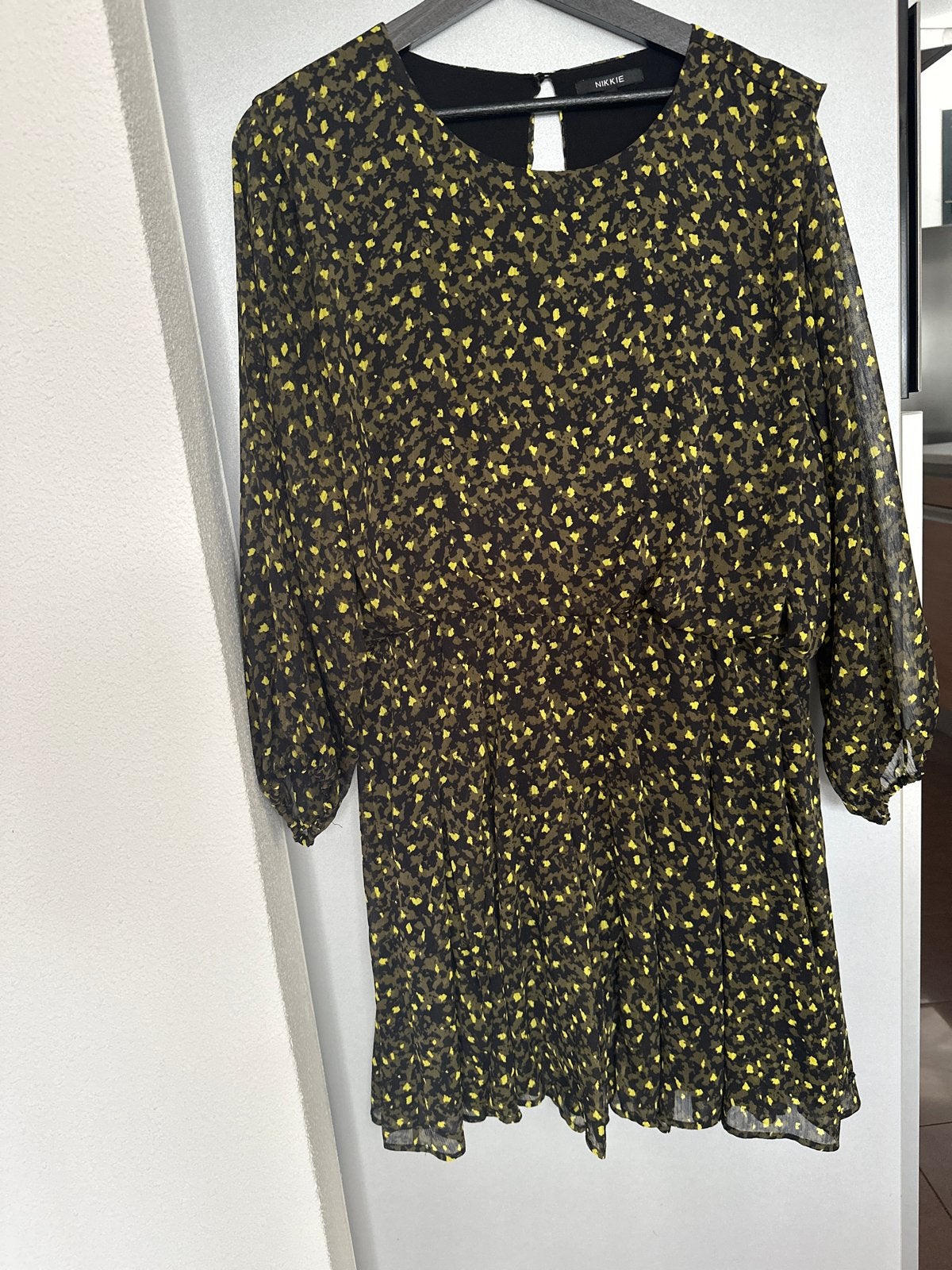 Nikkie jurk met print, Kleding | Dames, Meerkleurig, Maat 42/44 (L), Ophalen of Verzenden, Zo goed als nieuw