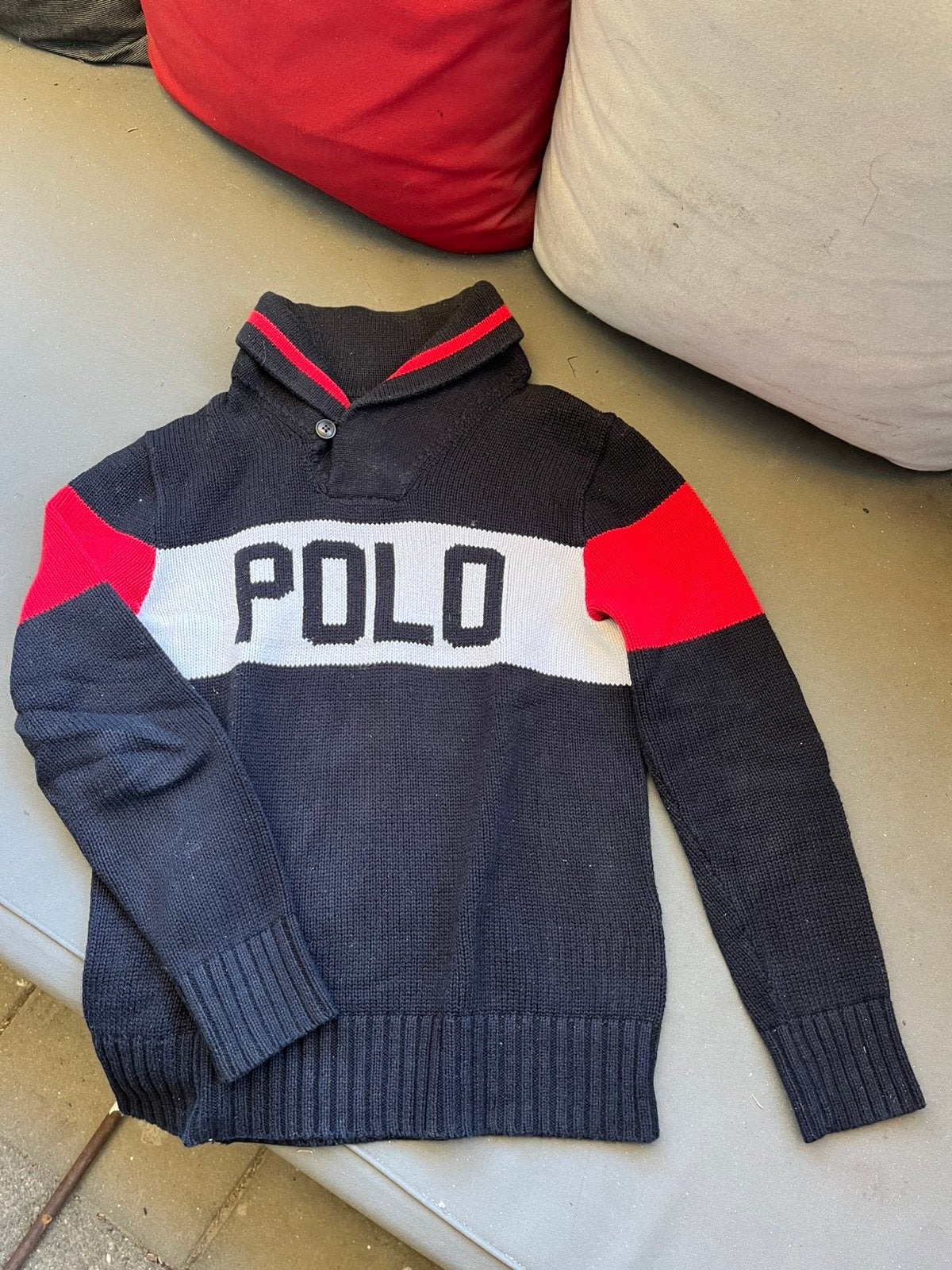 Jongens Trui Ralph Lauren, Ophalen of Verzenden, Zo goed als nieuw, Jongen, Trui of Vest