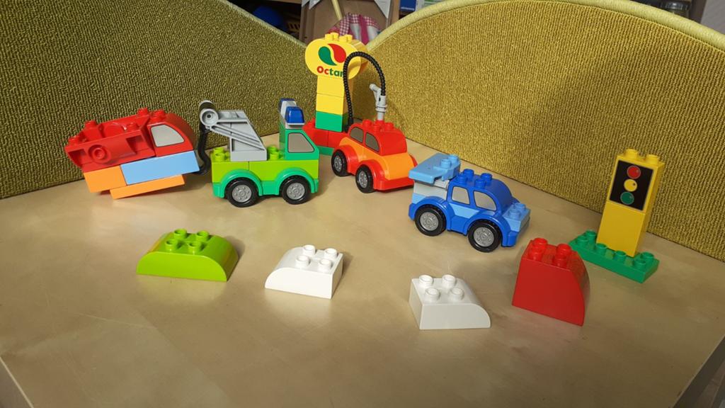 LEGO Duplo 10552 Creatieve Auto's - Complete Set, Gebruikt, Overige thema's, Ophalen of Verzenden, Compleet