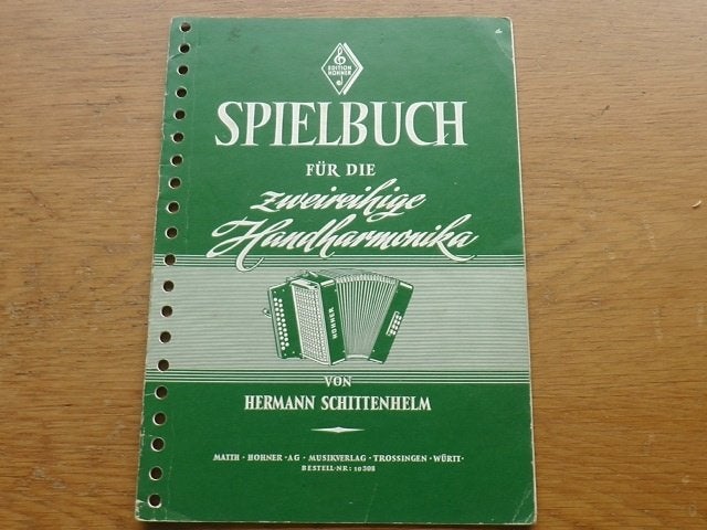 Hohner Speelboek voor twee-rijige Handharmonica, Gebruikt, Wereldmuziek, Les of Cursus, Ophalen of Verzenden