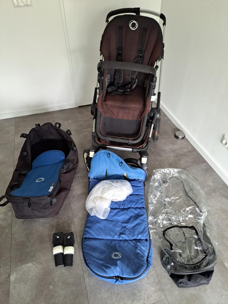Bugaboo Buffalo kinderwagen met accessoires, Ophalen, Gebruikt, Bugaboo, Combiwagen