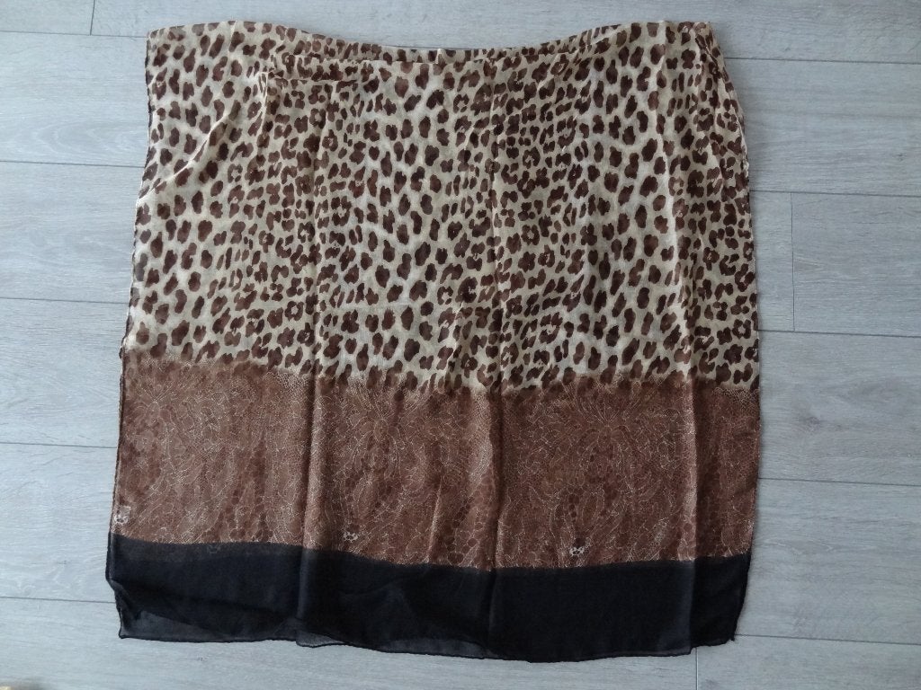 NIEUW! Pareo/Sjaal Panterprint/Slangenprint >Snelle Verzendi, Ophalen of Verzenden, Nieuw, Bruin, Overige typen