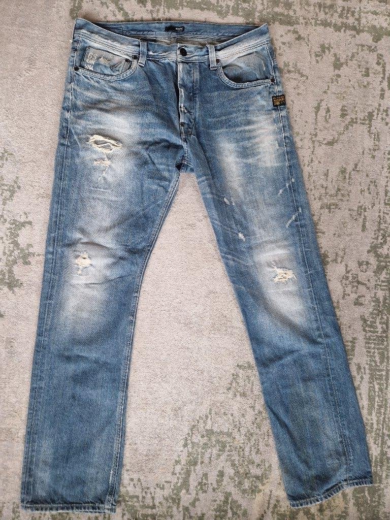 G-STAR jeans heren blauw W35 L34, G-Star Raw, Blauw, Ophalen of Verzenden, Zo goed als nieuw
