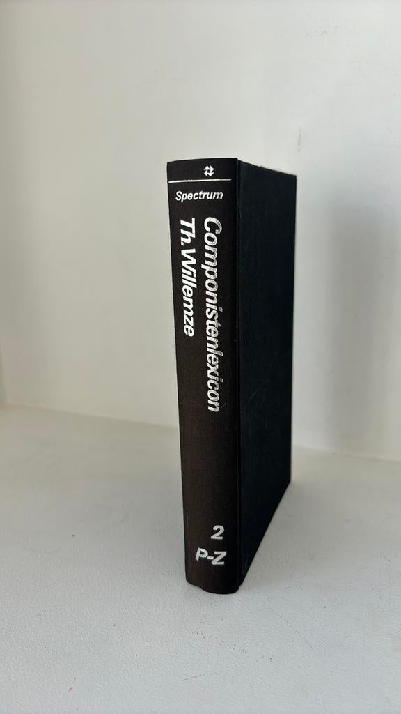 Spectrum Componistenlexicon Th.Willemze 2 P-Z boek, Ophalen of Verzenden, Zo goed als nieuw