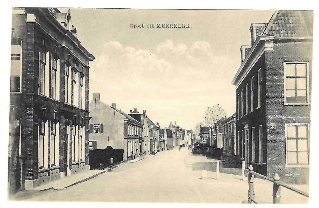Meerkerk - Dorpsgezicht, Verzamelen, Ansichtkaarten | Nederland, Verzenden, 1920 tot 1940, Ongelopen, Utrecht