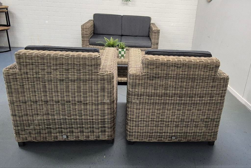 Tuinset || Pure Collection || rotan ||, Tuin en Terras, Ophalen, 4 zitplaatsen, Rotan, .