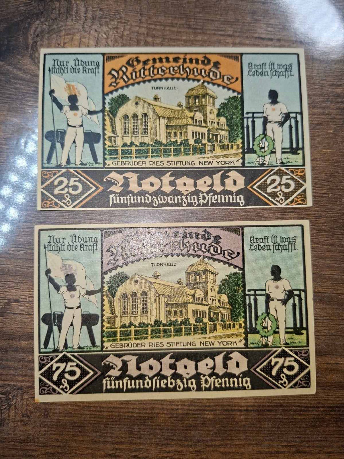 Duits Notgeld Ritterhude Noodgeld, Ophalen of Verzenden, Duitsland