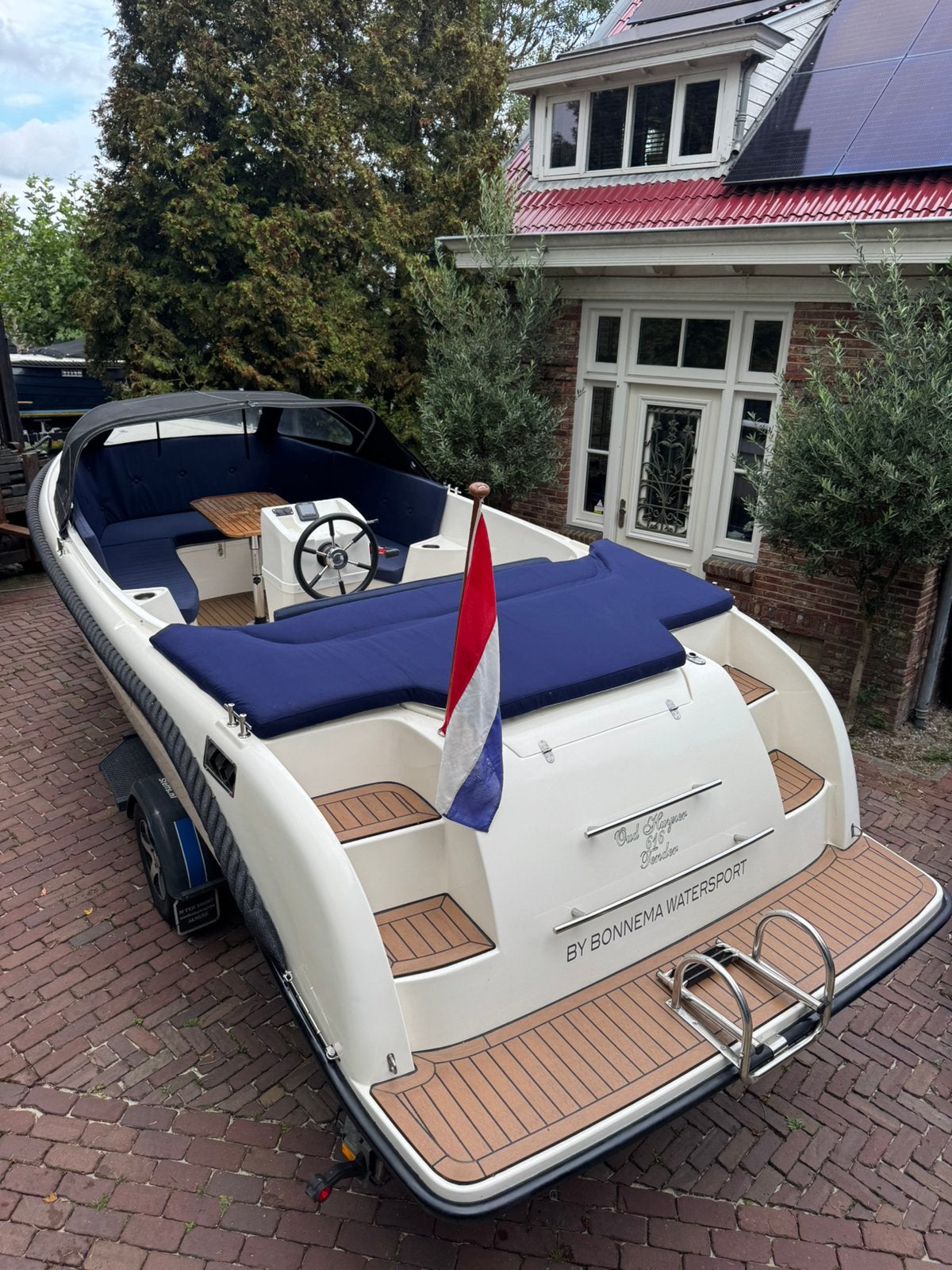*NIEUWSTAAT* Oudhuijzer 616 + 60pk Suzuki VOL OPTIES *Teak*, Watersport en Boten, Tender, Ophalen of Verzenden, Zo goed als nieuw