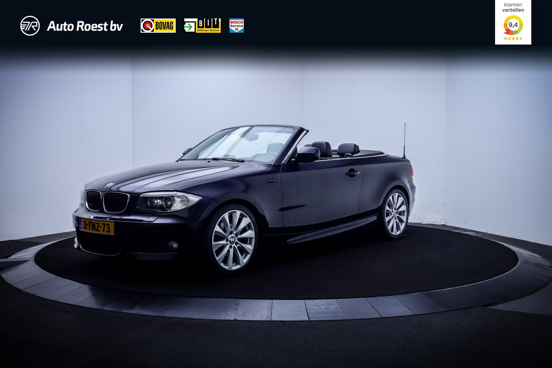 BMW 1 Serie Cabrio 118iA M-Sport Edition XENON | LEDER | STO, Auto's, BMW, Achterwielaandrijving, Zwart, Cabriolet, 4 stoelen