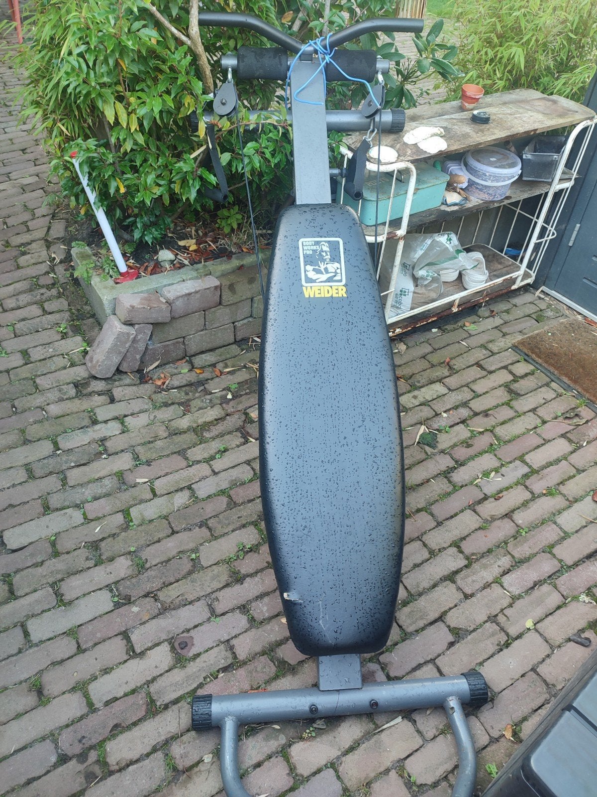 Weider Krachtstation - Compact en Veelzijdig Fitnessapparaat, Gebruikt, Krachtstation, Benen, Ophalen of Verzenden