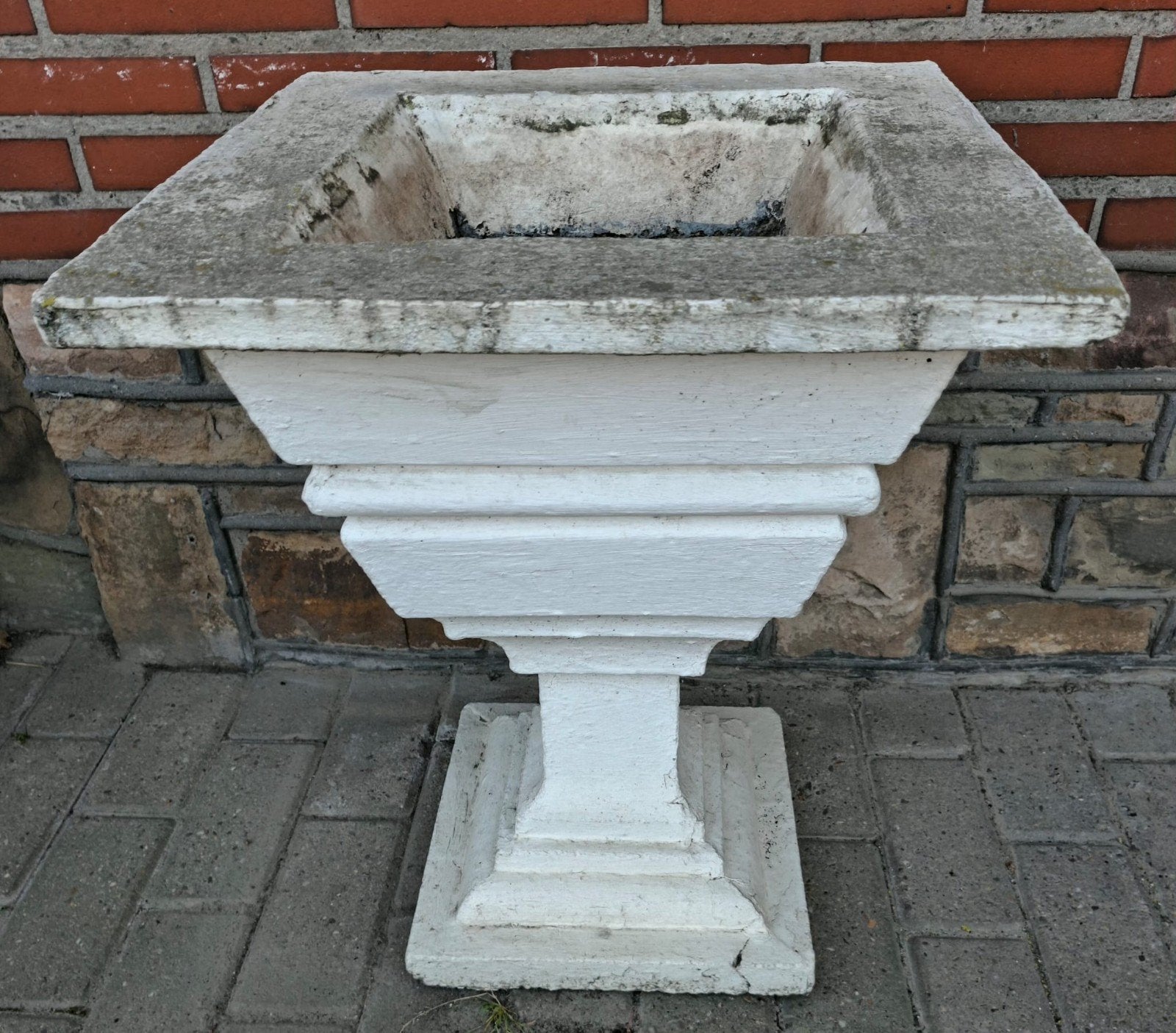 Betonnen bloembak, Ophalen, Gebruikt, Vierkant, Balkon