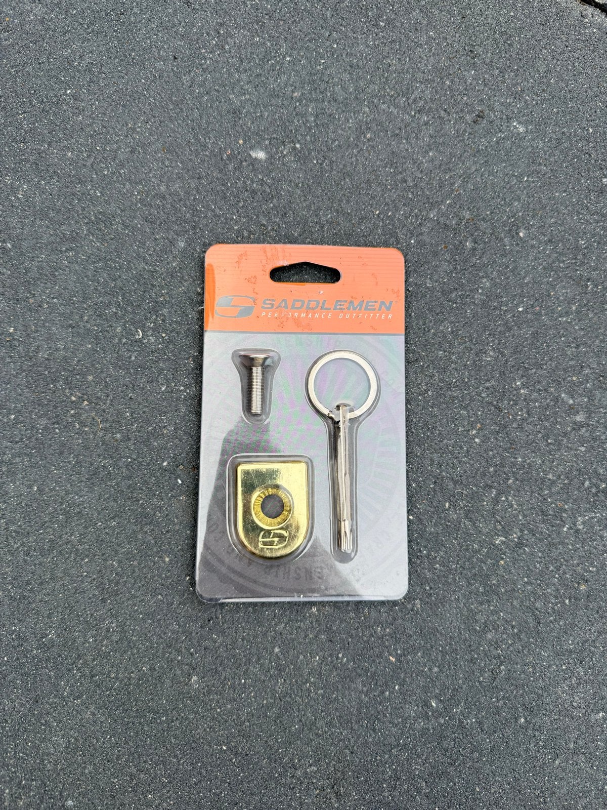 Saddlemen Zadel Schroef Beveiliging Goud MP1, Motoren, Ophalen of Verzenden, Nieuw