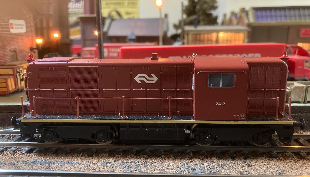 ROCO Digitaal Diesel loc. NS D2417 Cat.: 62796, Hobby en Vrije tijd, Modeltreinen | H0, Gebruikt, Ophalen of Verzenden, NS, Roco