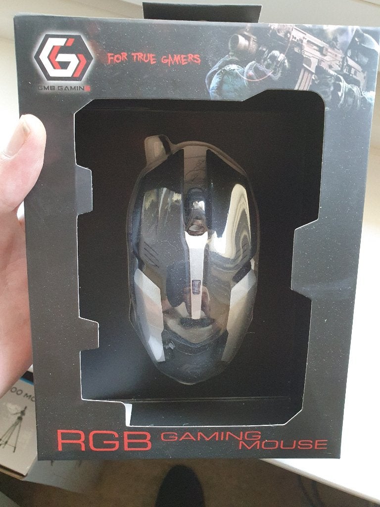 GMB RGB Gaming Mouse, Rechtshandig, Muis, Gaming muis, Ophalen of Verzenden