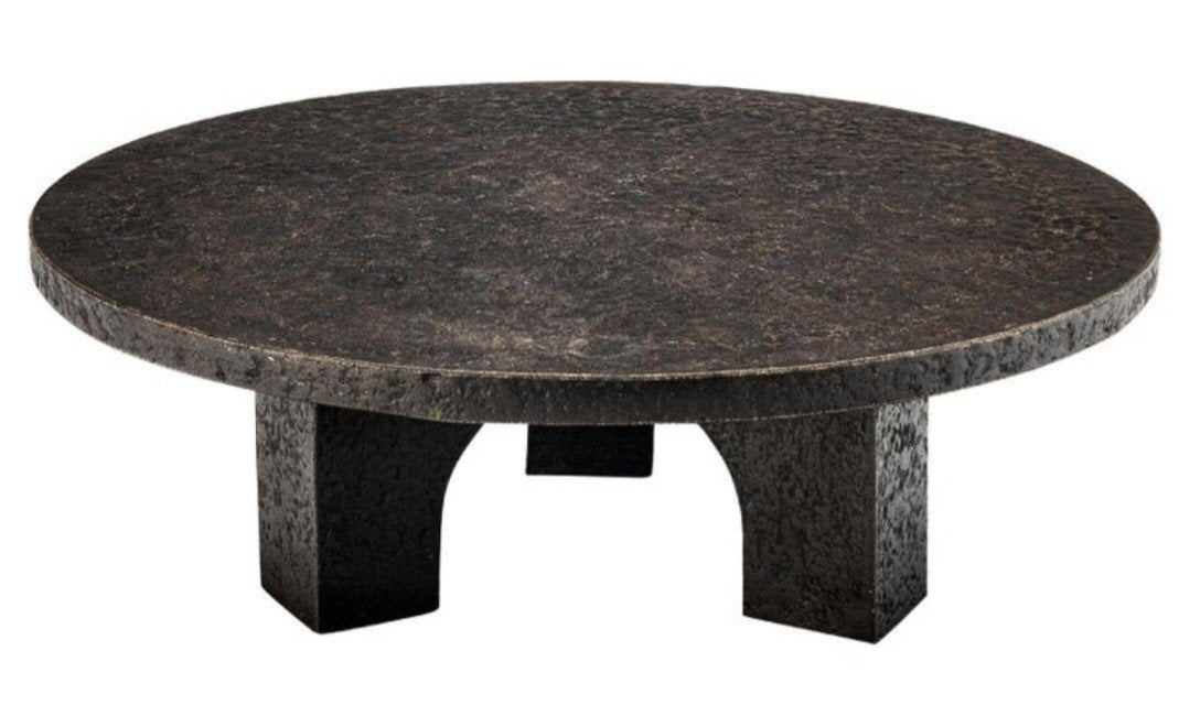Unieke Vintage Salontafel Ado Chale Stijl, Hars/Steen, Ophalen