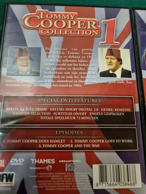 dvd's tommy cooper collection 1 en 2, Ophalen of Verzenden