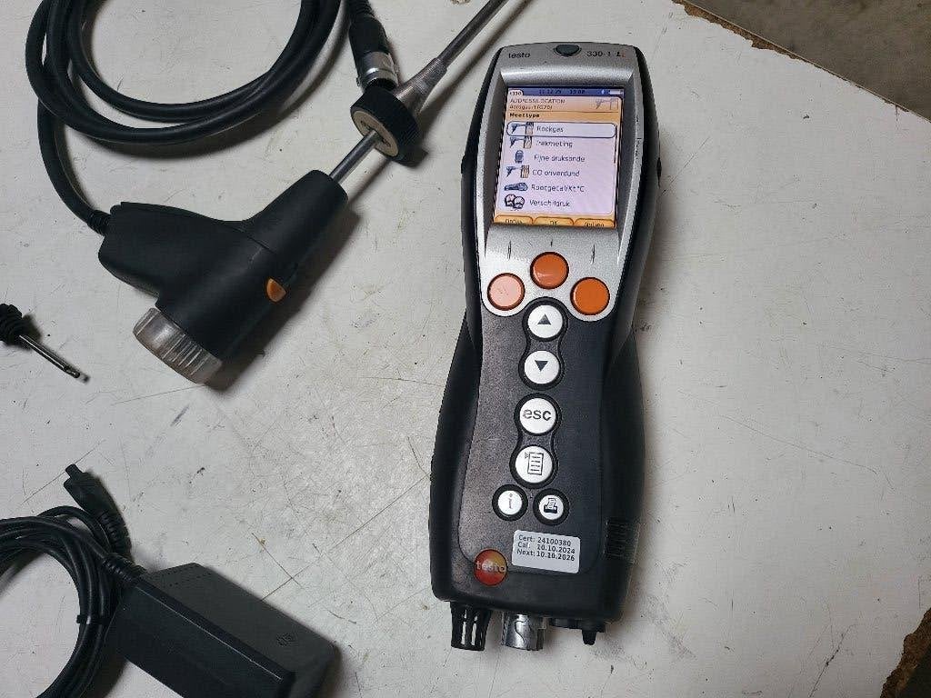 Testo 330-1 LL rookgasanalyseset met Bluetooth cal tot 10/26, Doe-het-zelf en Verbouw, Ophalen of Verzenden, Nieuw, Vocht of Vloeistof
