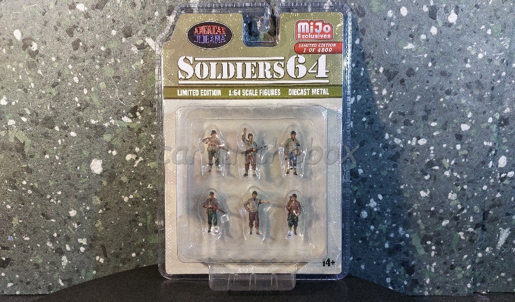 Diorama figuur Soldiers64 1:64 Amer. diorama AD318, Verzenden, Nieuw, 1:50 of kleiner, Figuur of Figuren
