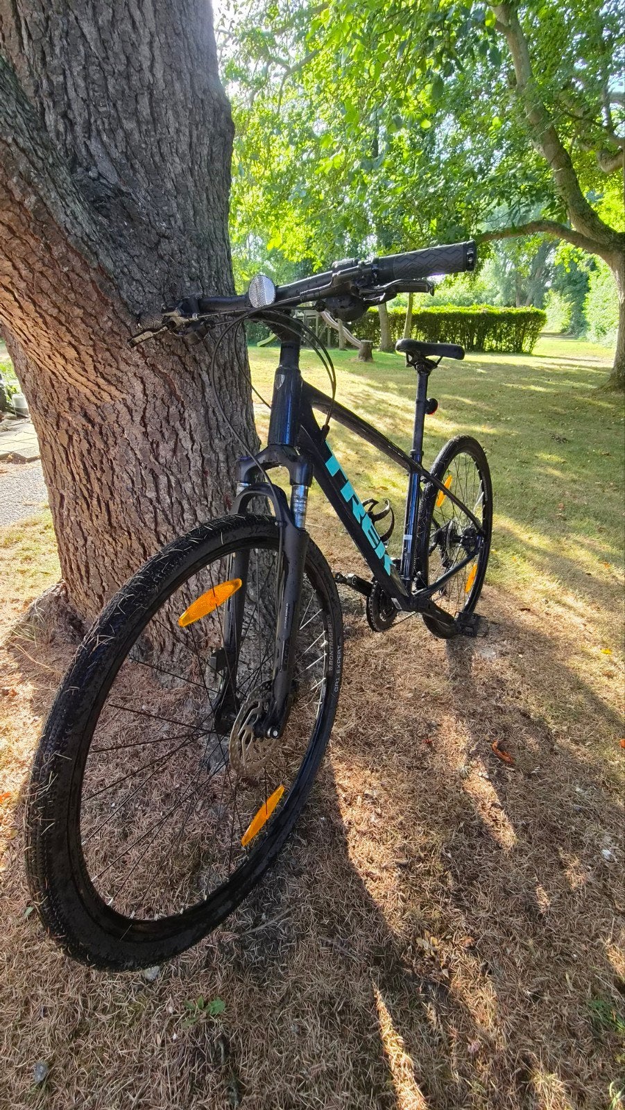 Trek Dual Sport 3 Hybride Fiets - gravelfiets mountainbike, 28 inch, Vering, Zo goed als nieuw, Meer dan 20 versnellingen
