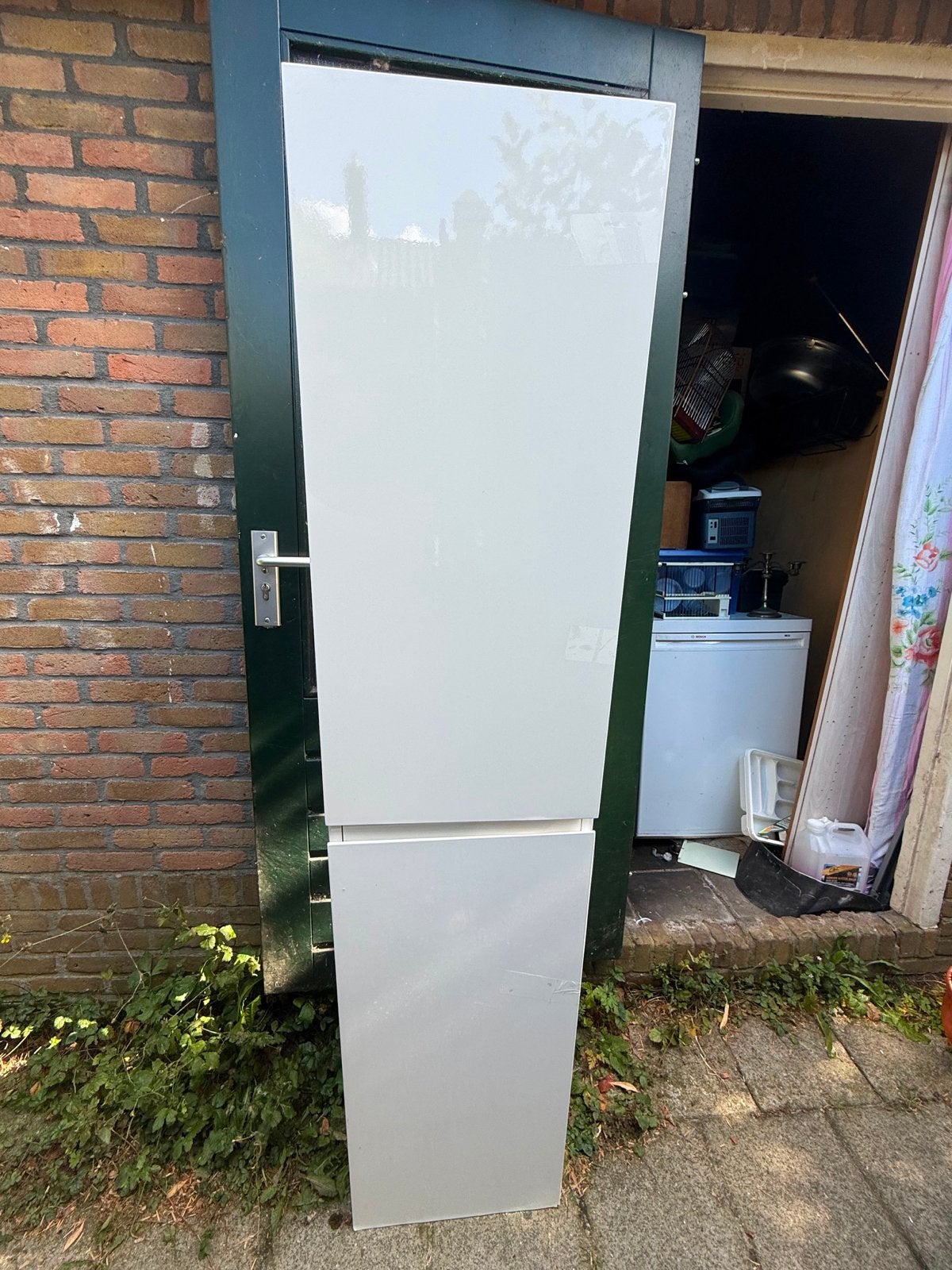 Witte douche kast, Huis en Inrichting, Ophalen, Minder dan 50 cm, Gebruikt, 200 cm of meer