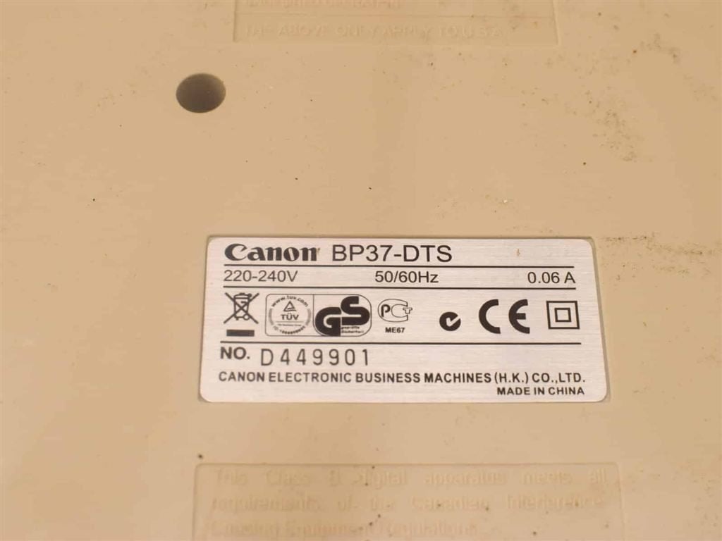 Canon BP37-DTS Rekenmachine 52588, Ophalen of Verzenden, Gebruikt