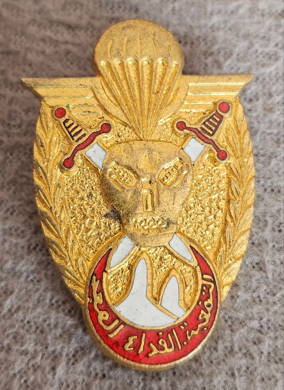 Algerijnse Para-Commando AFN Grago., Ophalen of Verzenden, Landmacht, Nederland, Embleem of Badge