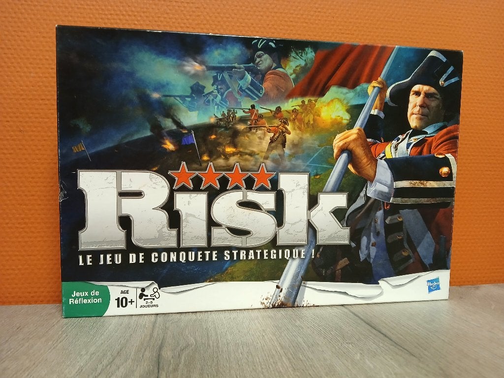risk, Hobby en Vrije tijd, Gezelschapsspellen | Bordspellen, Vijf spelers of meer, Ophalen of Verzenden, Gebruikt, Hasbro