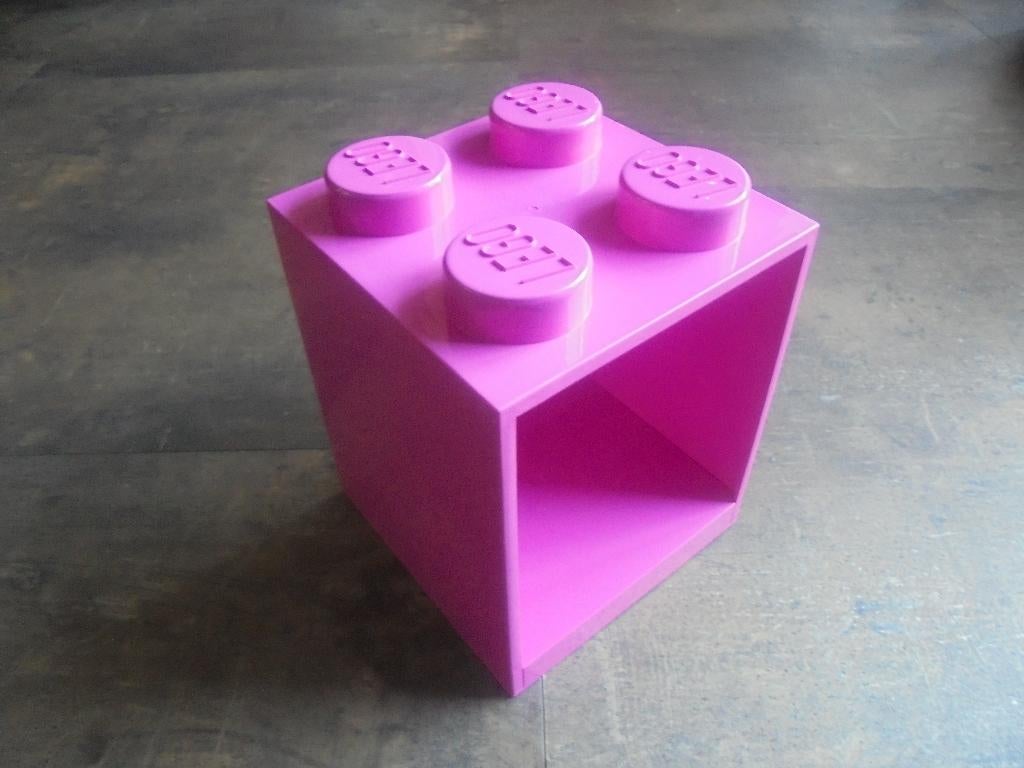 Lego Storage Brick Shelf 4 Knobs (zie foto's) 2, Ophalen of Verzenden, Gebruikt, Lego