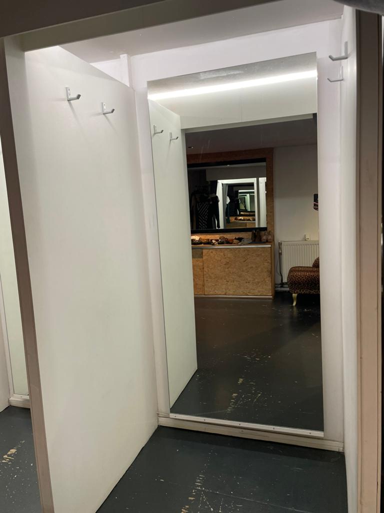 3x Zo goed als nieuwe veiligheidsspiegels (87x190 cm), Ophalen, Zo goed als nieuw, 75 tot 100 cm, 150 tot 200 cm