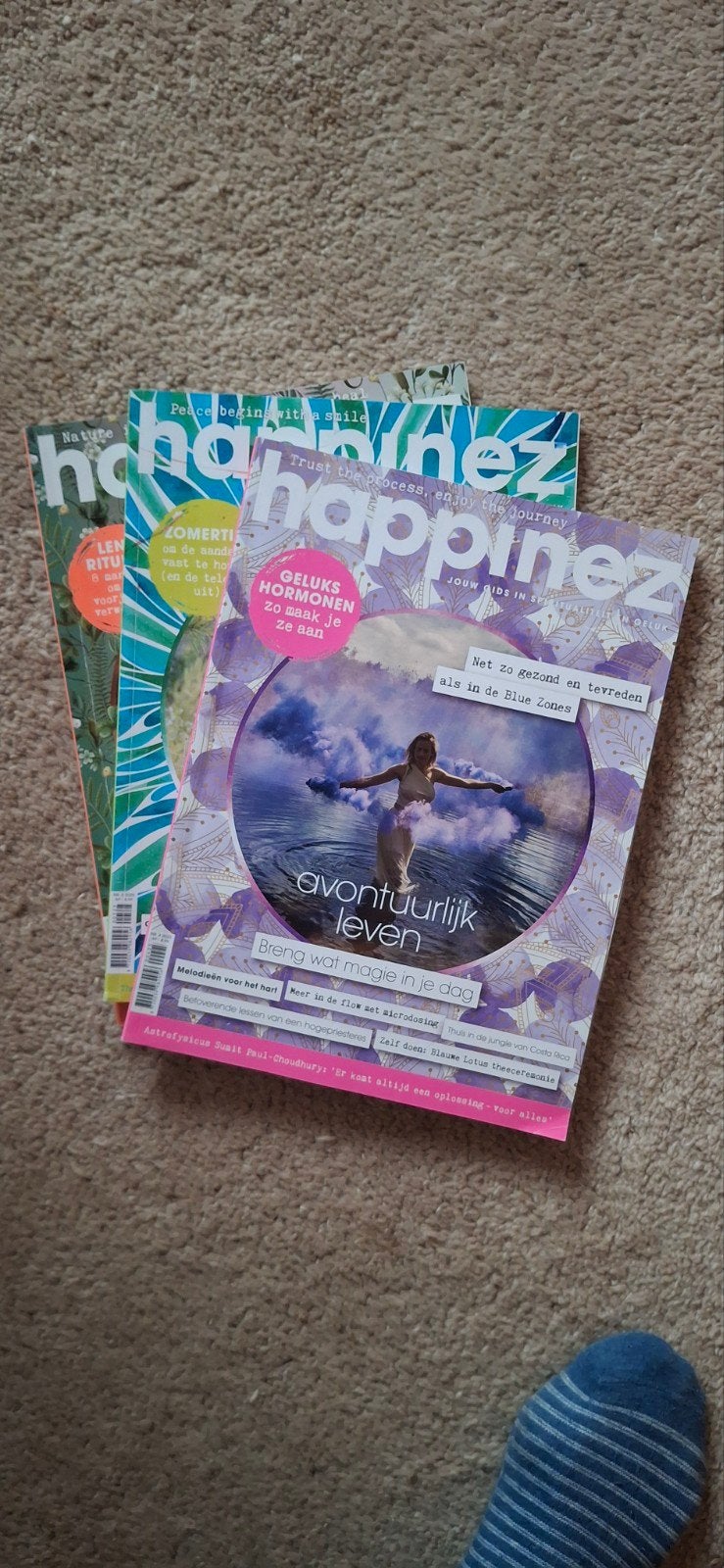 Happinez Tijdschriften - 3 Stuks (2025), Boeken, Ophalen of Verzenden, Zo goed als nieuw, Lichaam en Geest