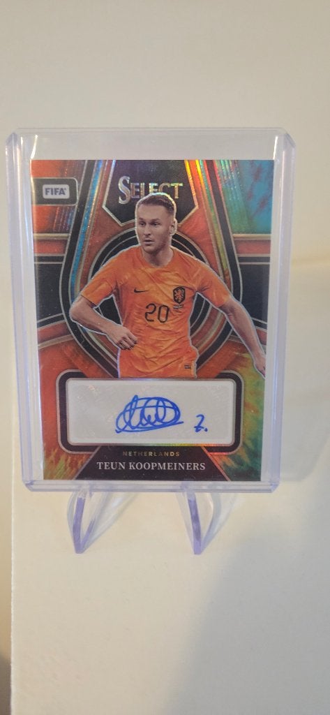 2022 Panini Select Teun Koopmeiners /25 handtekening auto, Verzamelen, Sportartikelen en Voetbal, Verzenden, Zo goed als nieuw